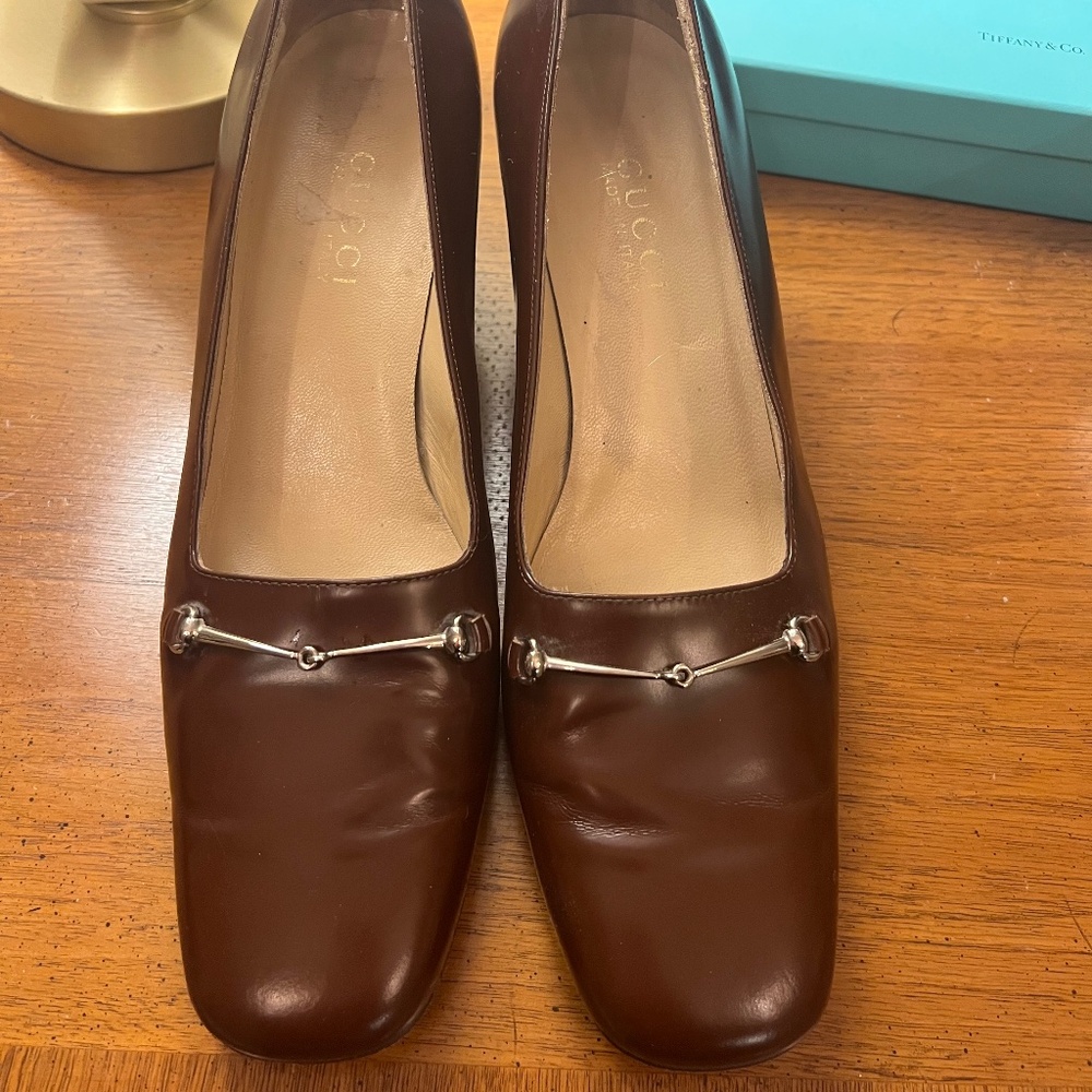 Free Shipping! Gucci Horsebit Leather Pumps, Nearly New, Tom Ford Era!!